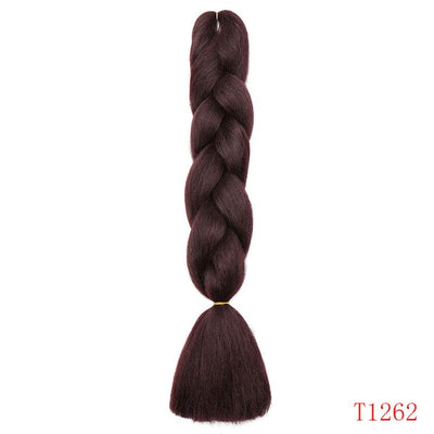 Snoilite 1ps 24inch Ombre Jumbo braid hair jumbo braid synthetic jumbo braid hair extension braid for black women