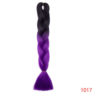Snoilite 1ps 24inch Ombre Jumbo braid hair jumbo braid synthetic jumbo braid hair extension braid for black women