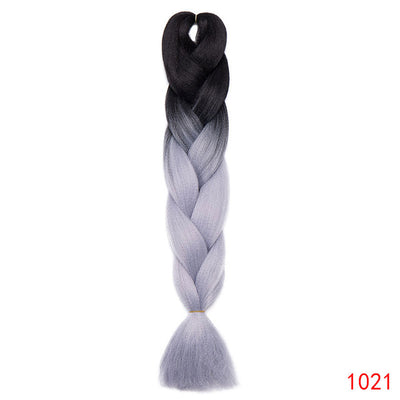 Snoilite 1ps 24inch Ombre Jumbo braid hair jumbo braid synthetic jumbo braid hair extension braid for black women