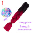 LISI HAIR Jumbo Braids Long Ombre Jumbo Synthetic Braiding Hair Crochet Blonde Pink Blue Grey Hair Extensions African Viscera