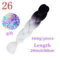 LISI HAIR Jumbo Braids Long Ombre Jumbo Synthetic Braiding Hair Crochet Blonde Pink Blue Grey Hair Extensions African Viscera
