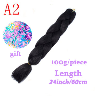 LISI HAIR Jumbo Braids Long Ombre Jumbo Synthetic Braiding Hair Crochet Blonde Pink Blue Grey Hair Extensions African Viscera