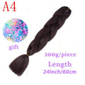 LISI HAIR Jumbo Braids Long Ombre Jumbo Synthetic Braiding Hair Crochet Blonde Pink Blue Grey Hair Extensions African Viscera
