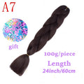 LISI HAIR Jumbo Braids Long Ombre Jumbo Synthetic Braiding Hair Crochet Blonde Pink Blue Grey Hair Extensions African Viscera
