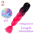 LISI HAIR Jumbo Braids Long Ombre Jumbo Synthetic Braiding Hair Crochet Blonde Pink Blue Grey Hair Extensions African Viscera