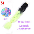LISI HAIR Jumbo Braids Long Ombre Jumbo Synthetic Braiding Hair Crochet Blonde Pink Blue Grey Hair Extensions African Viscera