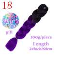 LISI HAIR Jumbo Braids Long Ombre Jumbo Synthetic Braiding Hair Crochet Blonde Pink Blue Grey Hair Extensions African Viscera