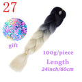 LISI HAIR Jumbo Braids Long Ombre Jumbo Synthetic Braiding Hair Crochet Blonde Pink Blue Grey Hair Extensions African Viscera