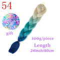 LISI HAIR Jumbo Braids Long Ombre Jumbo Synthetic Braiding Hair Crochet Blonde Pink Blue Grey Hair Extensions African Viscera