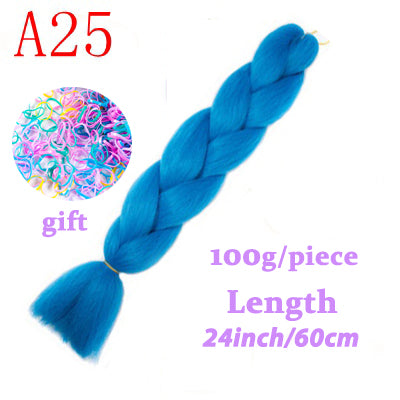LISI HAIR Jumbo Braids Long Ombre Jumbo Synthetic Braiding Hair Crochet Blonde Pink Blue Grey Hair Extensions African Viscera