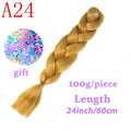 LISI HAIR Jumbo Braids Long Ombre Jumbo Synthetic Braiding Hair Crochet Blonde Pink Blue Grey Hair Extensions African Viscera