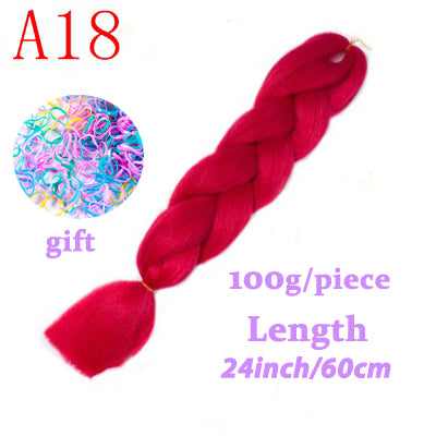 LISI HAIR Jumbo Braids Long Ombre Jumbo Synthetic Braiding Hair Crochet Blonde Pink Blue Grey Hair Extensions African Viscera