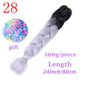 LISI HAIR Jumbo Braids Long Ombre Jumbo Synthetic Braiding Hair Crochet Blonde Pink Blue Grey Hair Extensions African Viscera