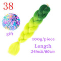 LISI HAIR Jumbo Braids Long Ombre Jumbo Synthetic Braiding Hair Crochet Blonde Pink Blue Grey Hair Extensions African Viscera