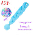 LISI HAIR Jumbo Braids Long Ombre Jumbo Synthetic Braiding Hair Crochet Blonde Pink Blue Grey Hair Extensions African Viscera