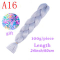 LISI HAIR Jumbo Braids Long Ombre Jumbo Synthetic Braiding Hair Crochet Blonde Pink Blue Grey Hair Extensions African Viscera