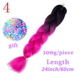 LISI HAIR Jumbo Braids Long Ombre Jumbo Synthetic Braiding Hair Crochet Blonde Pink Blue Grey Hair Extensions African Viscera
