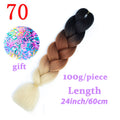 LISI HAIR Jumbo Braids Long Ombre Jumbo Synthetic Braiding Hair Crochet Blonde Pink Blue Grey Hair Extensions African Viscera