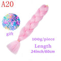 LISI HAIR Jumbo Braids Long Ombre Jumbo Synthetic Braiding Hair Crochet Blonde Pink Blue Grey Hair Extensions African Viscera