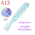 LISI HAIR Jumbo Braids Long Ombre Jumbo Synthetic Braiding Hair Crochet Blonde Pink Blue Grey Hair Extensions African Viscera