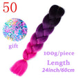 LISI HAIR Jumbo Braids Long Ombre Jumbo Synthetic Braiding Hair Crochet Blonde Pink Blue Grey Hair Extensions African Viscera