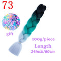 LISI HAIR Jumbo Braids Long Ombre Jumbo Synthetic Braiding Hair Crochet Blonde Pink Blue Grey Hair Extensions African Viscera