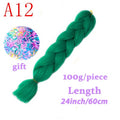 LISI HAIR Jumbo Braids Long Ombre Jumbo Synthetic Braiding Hair Crochet Blonde Pink Blue Grey Hair Extensions African Viscera