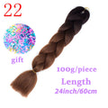 LISI HAIR Jumbo Braids Long Ombre Jumbo Synthetic Braiding Hair Crochet Blonde Pink Blue Grey Hair Extensions African Viscera