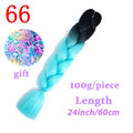 LISI HAIR Jumbo Braids Long Ombre Jumbo Synthetic Braiding Hair Crochet Blonde Pink Blue Grey Hair Extensions African Viscera