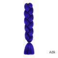 YXCHERISHAIR 24" Synthetic Braiding Hair Extensions Ombre Crochet Braids Yellow Hair Jumbo Braid Box Braids