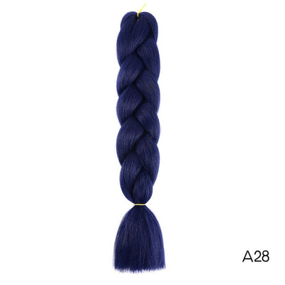 YXCHERISHAIR 24" Synthetic Braiding Hair Extensions Ombre Crochet Braids Yellow Hair Jumbo Braid Box Braids
