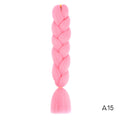 YXCHERISHAIR 24" Synthetic Braiding Hair Extensions Ombre Crochet Braids Yellow Hair Jumbo Braid Box Braids