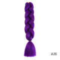 YXCHERISHAIR 24" Synthetic Braiding Hair Extensions Ombre Crochet Braids Yellow Hair Jumbo Braid Box Braids