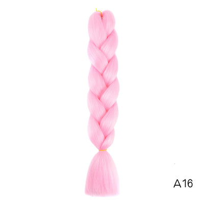 YXCHERISHAIR 24" Synthetic Braiding Hair Extensions Ombre Crochet Braids Yellow Hair Jumbo Braid Box Braids