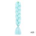 YXCHERISHAIR 24" Synthetic Braiding Hair Extensions Ombre Crochet Braids Yellow Hair Jumbo Braid Box Braids