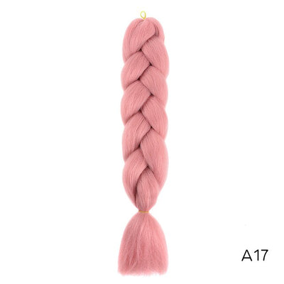 YXCHERISHAIR 24" Synthetic Braiding Hair Extensions Ombre Crochet Braids Yellow Hair Jumbo Braid Box Braids
