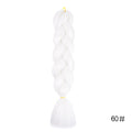 YXCHERISHAIR 24" Synthetic Braiding Hair Extensions Ombre Crochet Braids Yellow Hair Jumbo Braid Box Braids
