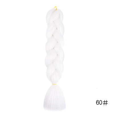 YXCHERISHAIR 24" Synthetic Braiding Hair Extensions Ombre Crochet Braids Yellow Hair Jumbo Braid Box Braids