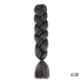 YXCHERISHAIR 24" Synthetic Braiding Hair Extensions Ombre Crochet Braids Yellow Hair Jumbo Braid Box Braids