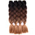 Ombre braiding hair Extensions 1Pack 24" 100G jumbo braid Long Brown Synthetic dreads Crochet braids Full Star Hair