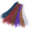 30 Roots/pcs Senegalese Twist Crochet Braid Hair Extensions Synthetic Braiding Hair Faux Locs Dreadlocks Box Braids