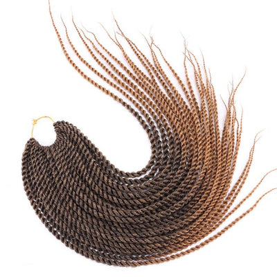30 Roots/pcs Senegalese Twist Crochet Braid Hair Extensions Synthetic Braiding Hair Faux Locs Dreadlocks Box Braids