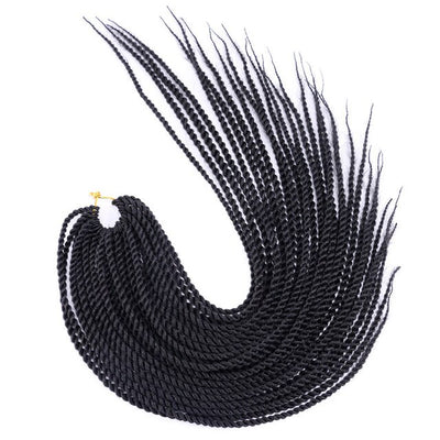 30 Roots/pcs Senegalese Twist Crochet Braid Hair Extensions Synthetic Braiding Hair Faux Locs Dreadlocks Box Braids