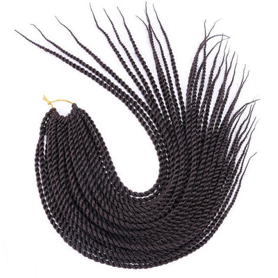 30 Roots/pcs Senegalese Twist Crochet Braid Hair Extensions Synthetic Braiding Hair Faux Locs Dreadlocks Box Braids