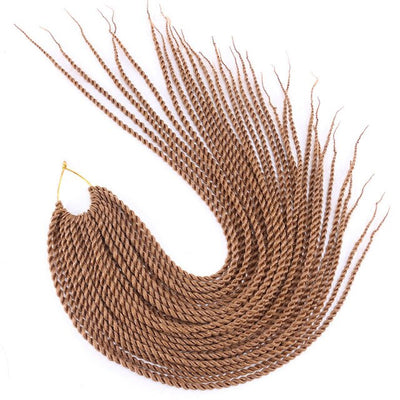 30 Roots/pcs Senegalese Twist Crochet Braid Hair Extensions Synthetic Braiding Hair Faux Locs Dreadlocks Box Braids