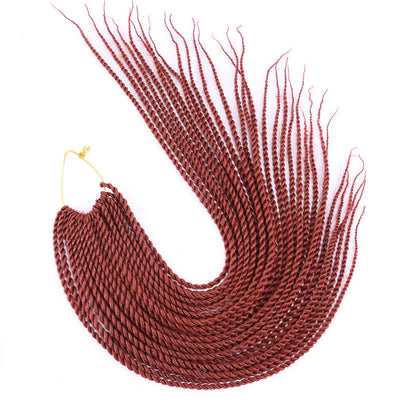 30 Roots/pcs Senegalese Twist Crochet Braid Hair Extensions Synthetic Braiding Hair Faux Locs Dreadlocks Box Braids