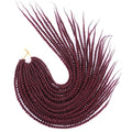 30 Roots/pcs Senegalese Twist Crochet Braid Hair Extensions Synthetic Braiding Hair Faux Locs Dreadlocks Box Braids