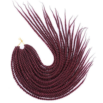 30 Roots/pcs Senegalese Twist Crochet Braid Hair Extensions Synthetic Braiding Hair Faux Locs Dreadlocks Box Braids