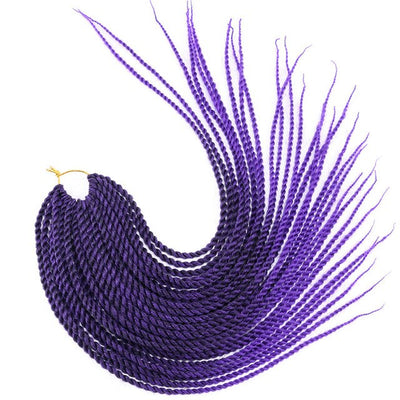 30 Roots/pcs Senegalese Twist Crochet Braid Hair Extensions Synthetic Braiding Hair Faux Locs Dreadlocks Box Braids