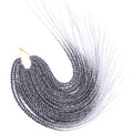 30 Roots/pcs Senegalese Twist Crochet Braid Hair Extensions Synthetic Braiding Hair Faux Locs Dreadlocks Box Braids
